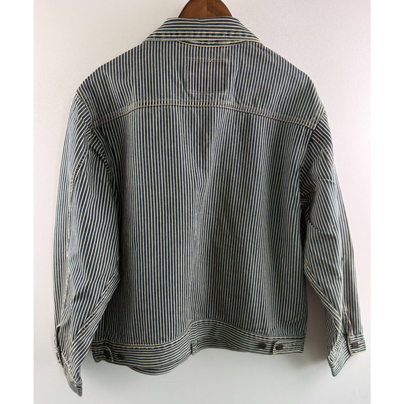 Levi's Workwear Men Relaxed Fit Sunrise Trucker Jeans Jacket  Size XL - Picture 2 of 16